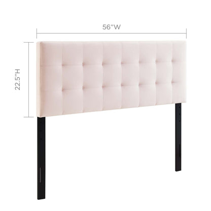 Lily Biscuit Tufted Performance Velvet Full Headboard by Modway