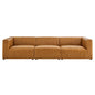 Bartlett 3-Piece Vegan Leather Sofa by Modway