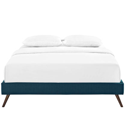 Loryn Fabric Full Bed Frame with Round Splayed Legs by Modway