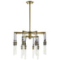 Resolve Antique Brass Ceiling Light Pendant Chandelier by Modway