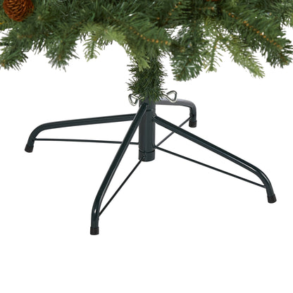 6' Wellington Spruce 'Natural Look' Artificial Christmas Tree w/ 300 Clear LED