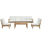 Marina 7 Piece Outdoor Patio Teak Set by Modway