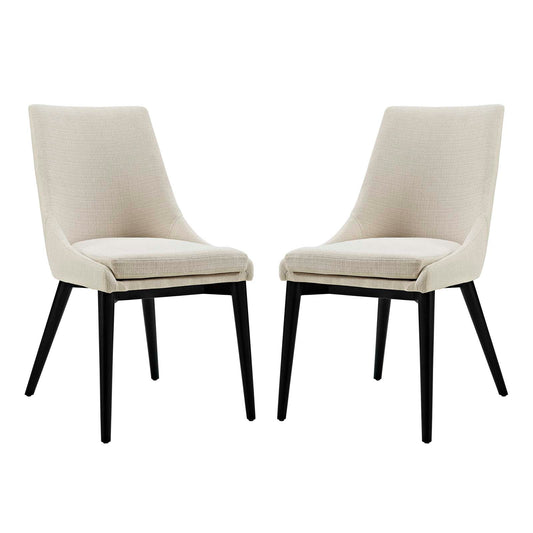 Viscount Fabric Dining Side Chair Set of 2 by Modway