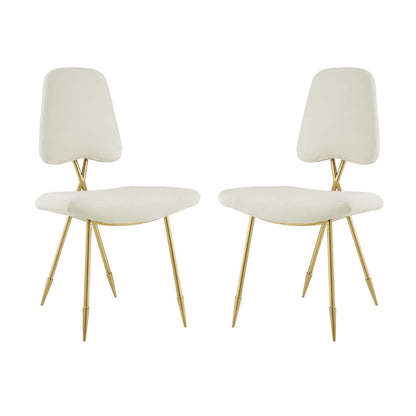 Ponder Dining Side Chair Set of 2 by Modway