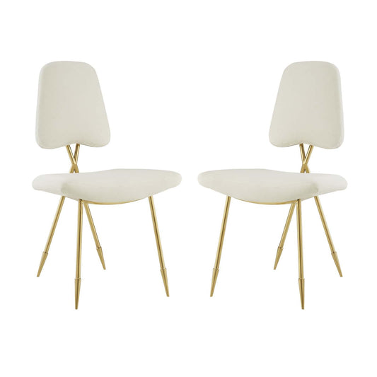 Ponder Dining Side Chair Set of 2 by Modway