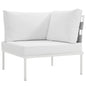 Harmony Outdoor Patio Aluminum Corner Sofa by Modway