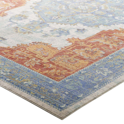 Citlali Distressed Southwestern Aztec 5x8 Area Rug by Modway