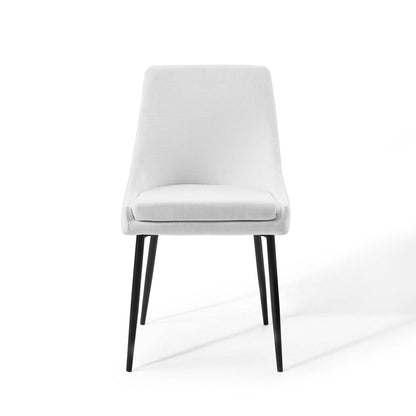 Viscount Upholstered Fabric Dining Chairs Set of 2 by Modway