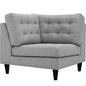 Empress Upholstered Fabric Corner Sofa by Modway