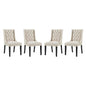 Baronet Fabric Dining Chair Set of 4 by Modway