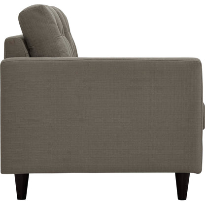 Empress Left-Facing Upholstered Fabric Loveseat by Modway