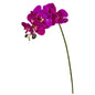 28"  Orchid Phalaenopsis Artificial Flower Stem (Set of 6)