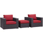 Convene 3 Piece Outdoor Patio Sofa Set by Modway