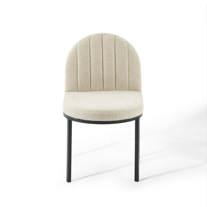 Isla Channel Tufted Upholstered Fabric Dining Side Chair by Modway