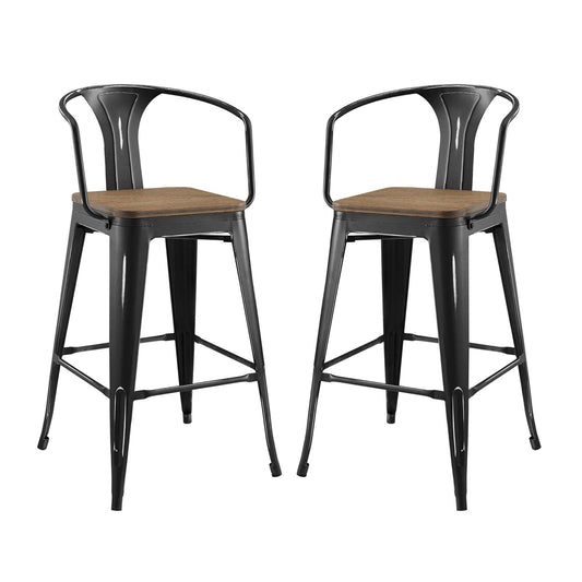 Promenade Bar Stool Set of 2 by Modway