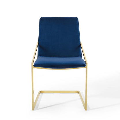 Pitch Performance Velvet Dining Armchair Set of 2 by Modway