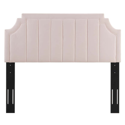 Alyona Channel Tufted Performance Velvet Full/Queen Headboard by Modway