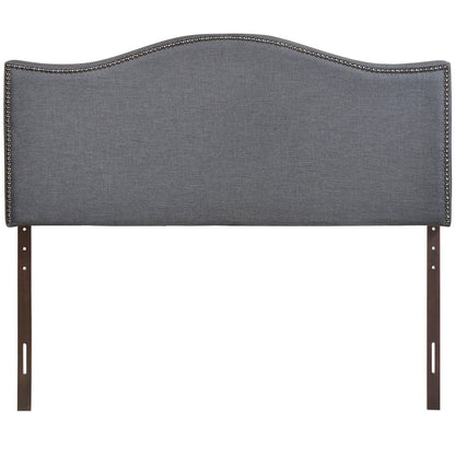 Curl Nailhead Upholstered Queen Headboard by Modway