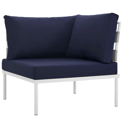 Harmony 10 Piece Outdoor Patio Aluminum Sectional Sofa Set by Modway