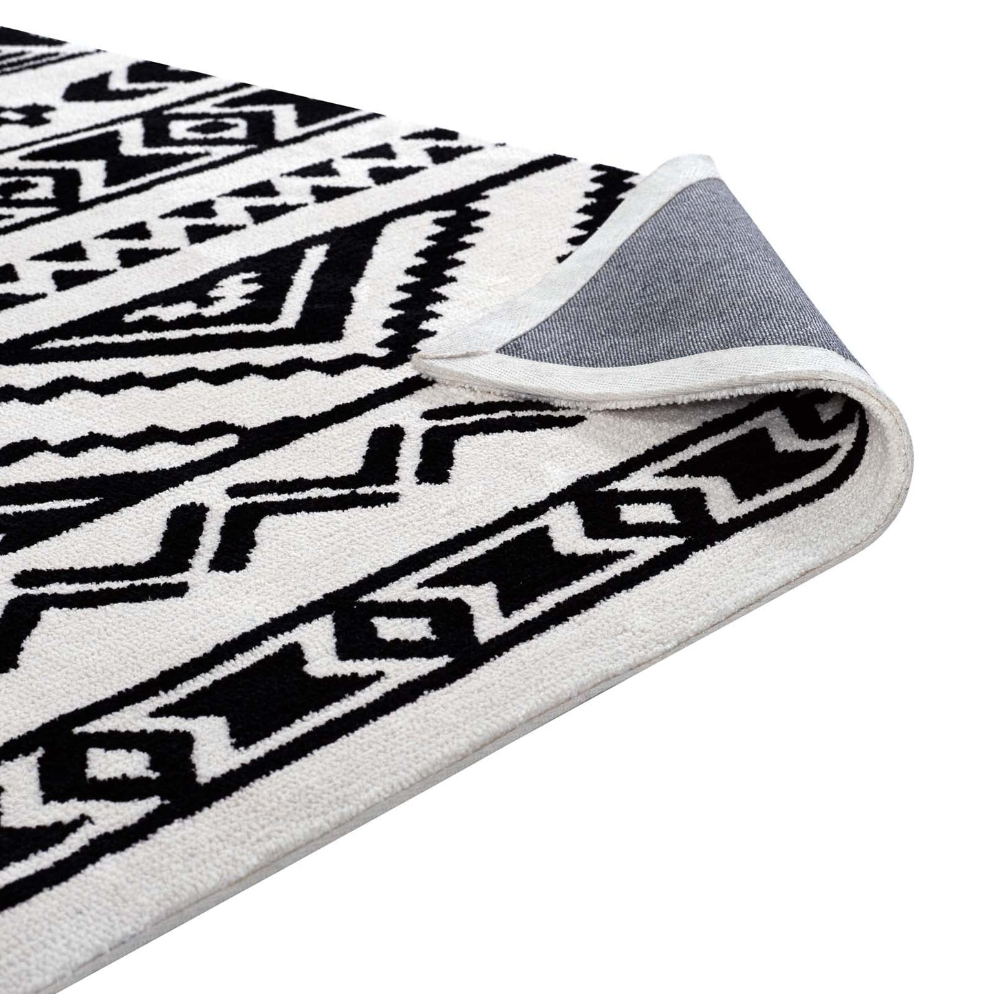 Haku Geometric Moroccan Tribal 5x8 Area Rug by Modway