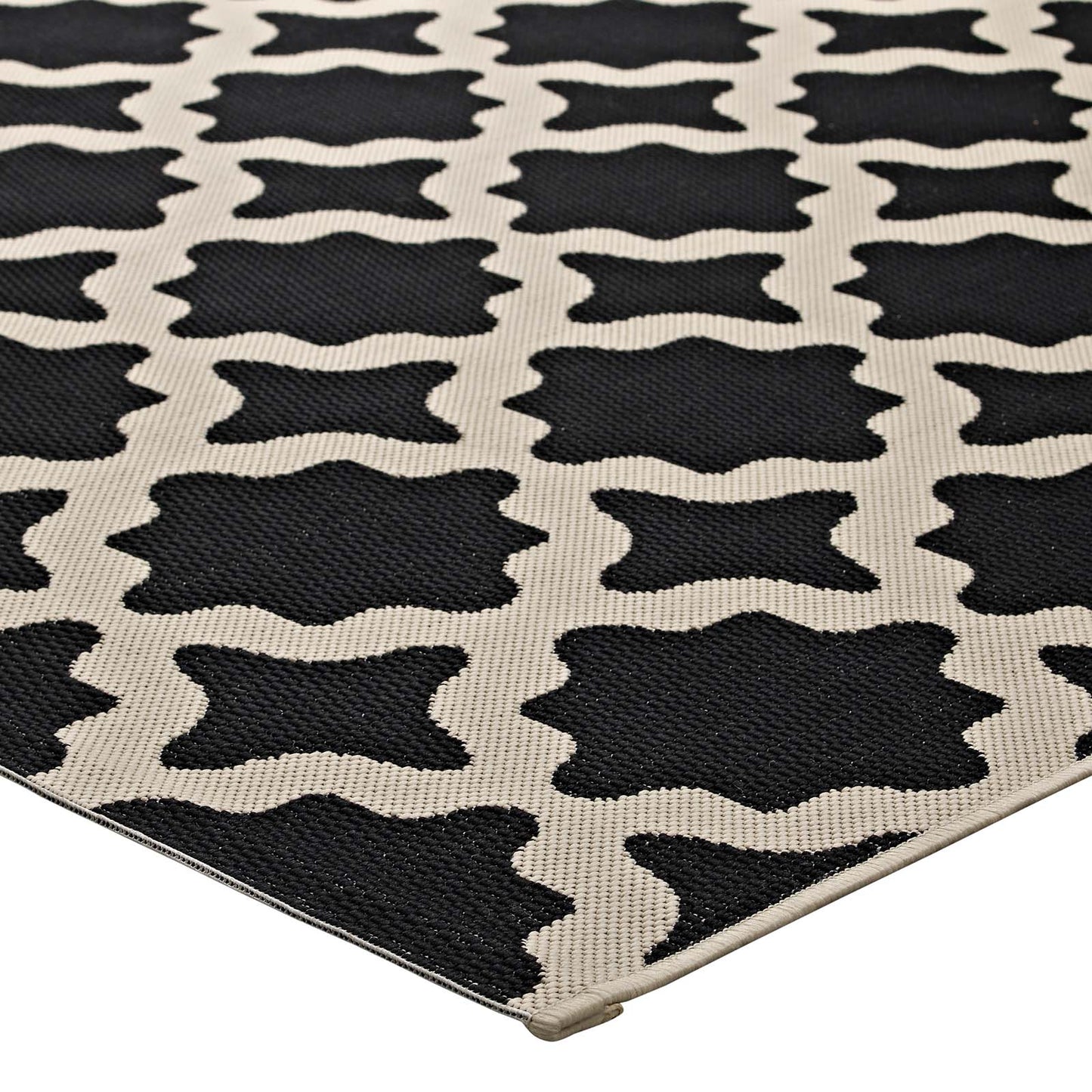 Cerelia Moroccan Trellis Indoor and Outdoor 5x8 Area Rug by Modway