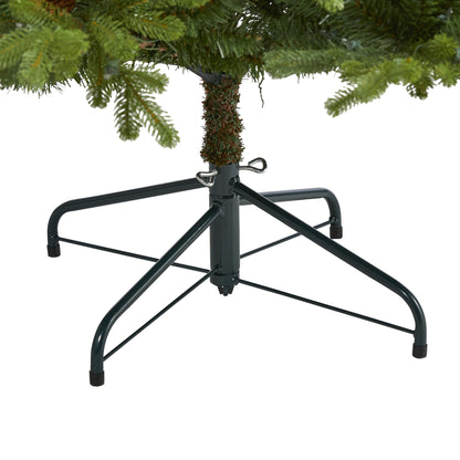 6.5' Yukon Mountain Fir Artificial Christmas Tree with 450 Clear Lights