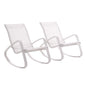 Traveler Outdoor Patio Mesh Sling Rocking Lounge Chair Set of 2 by Modway