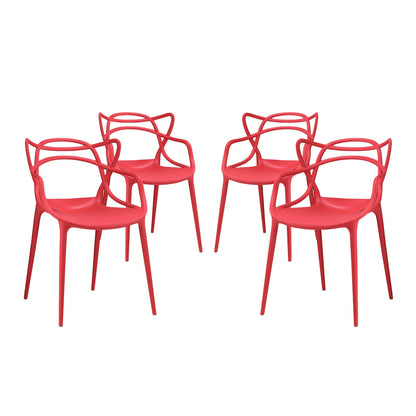 Entangled Dining Set Set of 4 by Modway