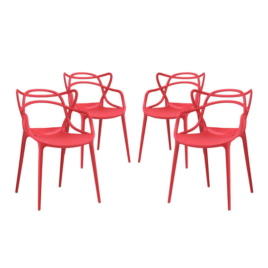 Entangled Dining Set Set of 4 by Modway
