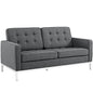 Loft Upholstered Fabric Loveseat by Modway