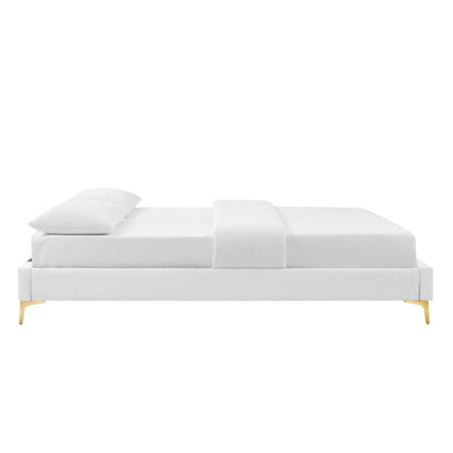 Sutton Performance Velvet Queen Bed Frame by Modway