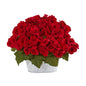 Begonia Artificial Arrangement in Decorative Planter