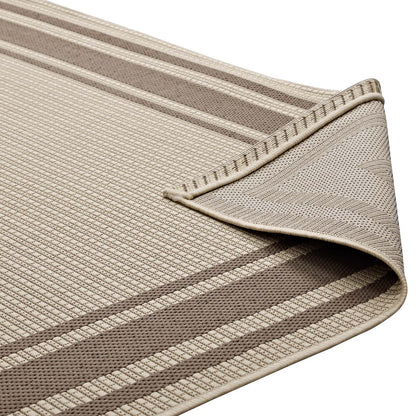Rim Solid Border Indoor and Outdoor 5x8 Area Rug by Modway