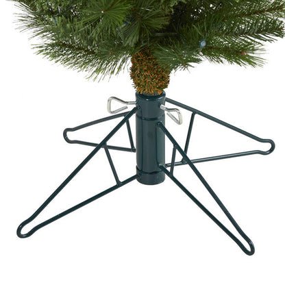 5' Green Pencil Artificial Christmas Tree with 100 Clear LED Lights