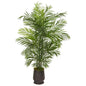 65"  Areca Artificial Palm Tree in Decorative Planter UV Resistant