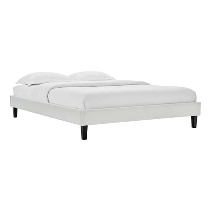 Elise Performance Velvet Full Platform Bed by Modway