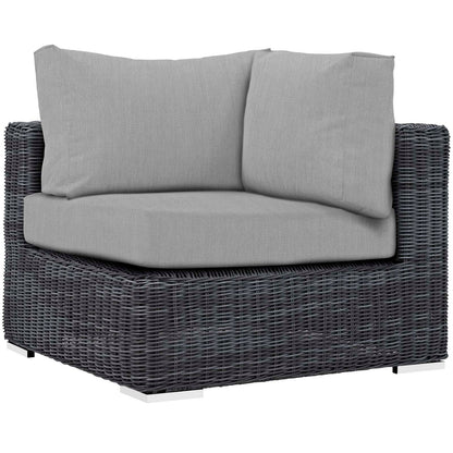 Summon 10 Piece Outdoor Patio Sunbrella¨ Sectional Set by Modway