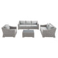 Conway 4-Piece Sunbrella¨ Outdoor Patio Wicker Rattan Furniture Set by Modway
