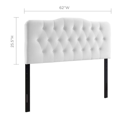 Annabel Diamond Tufted Performance Velvet Queen Headboard by Modway