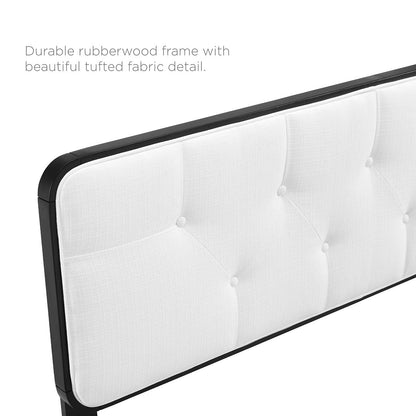 Collins Tufted Fabric and Wood Twin Headboard by Modway