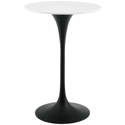 Lippa 28" Round Wood Bar Table by Modway