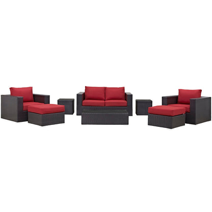 Convene 8 Piece Outdoor Patio Sofa Set by Modway
