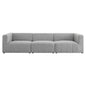Bartlett 3-Piece Upholstered Fabric Sofa by Modway
