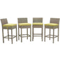 Conduit Outdoor Patio Wicker Rattan Bar Stool Set of 4 by Modway