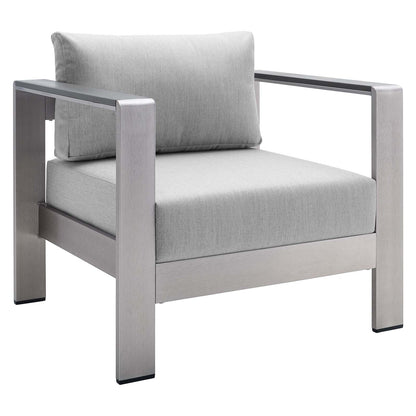 Shore Sunbrella¨ Fabric Aluminum Outdoor Patio Armchair by Modway