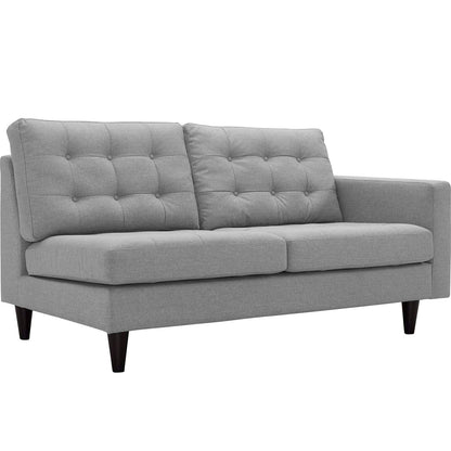 Empress Right-Facing Upholstered Fabric Loveseat by Modway