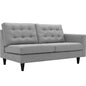Empress Right-Facing Upholstered Fabric Loveseat by Modway