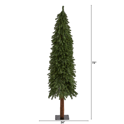 6' Grand Alpine Artificial Christmas Tree w/601 Bendable Branches