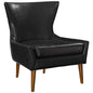 Keen Upholstered Vinyl Armchair by Modway