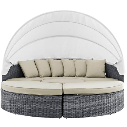 Summon Canopy Outdoor Patio Sunbrella¨ Daybed by Modway